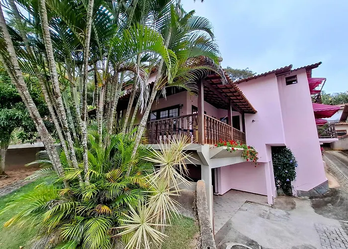 Casa Rosada seu refúgio na serra
